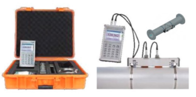 portable ultrasonic flowmeter UFP with case