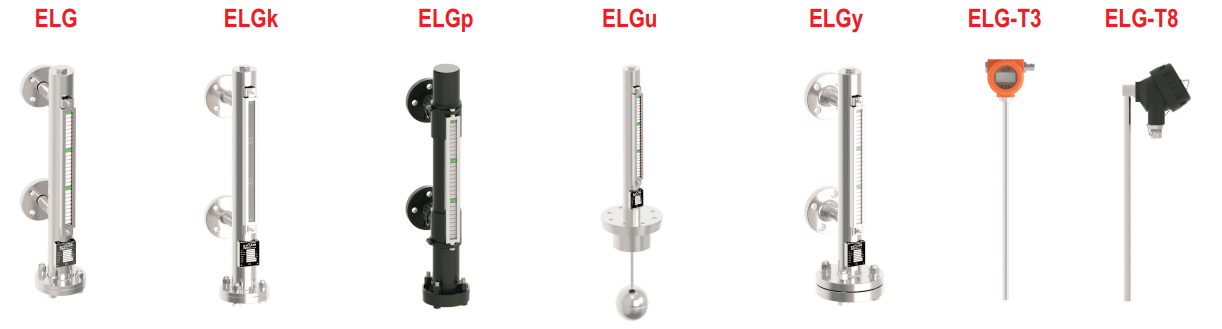 ELG magnetic level gauge models Ensim - Lonca